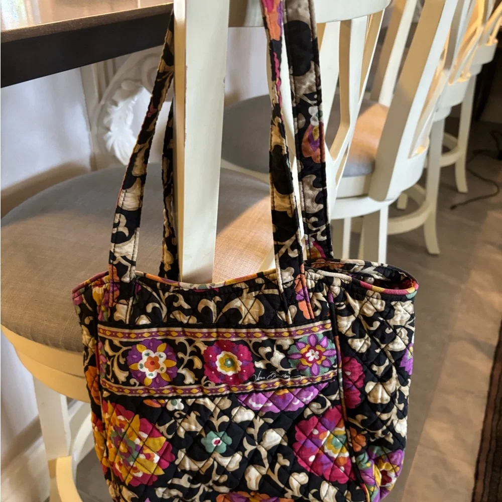 Vera Bradley Carnaby Print Quilted Hanging Garment Dress Suit Bag Retired Floral